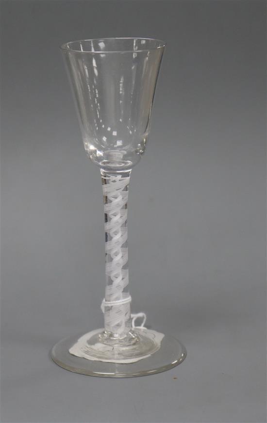 An airtwist stem glass